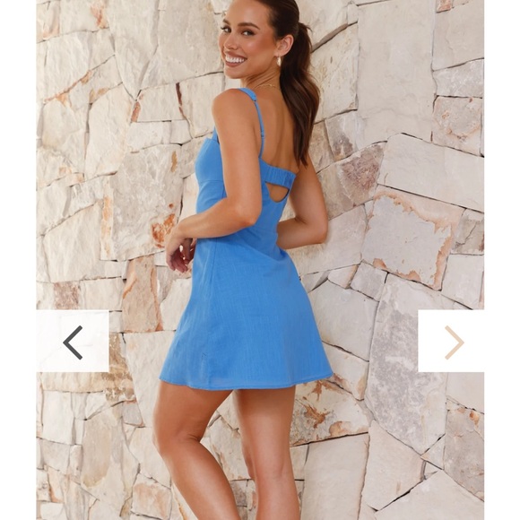 Billy J Nadalia Mini Dress - Cobalt Blue (new) - Picture 2 of 6